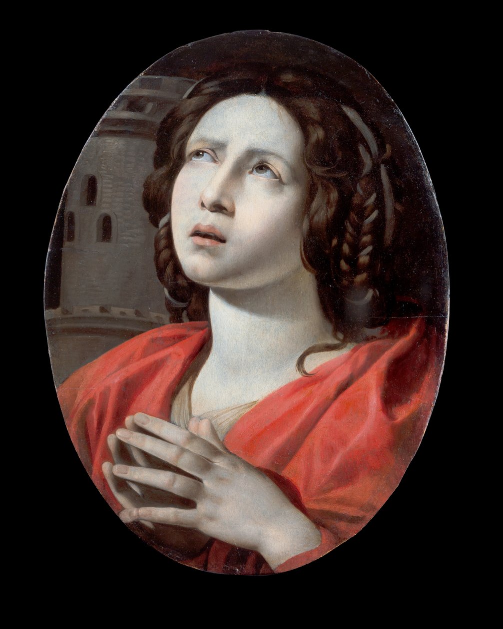 pyhä barbara tekijältä Giovanni Battista Caracciolo