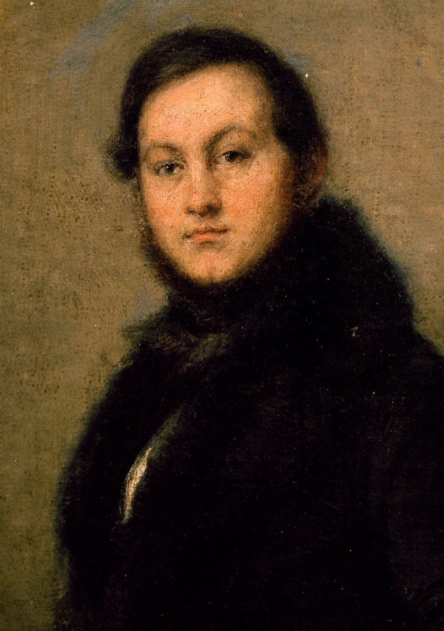 Muotokuva oopperalaulaja Ignazio Marinista (1811-1873), Giovanni Carnovali, joka tunnetaan nimellä Piccio (1808-1873). Italia tekijältä Giovanni Carnovali