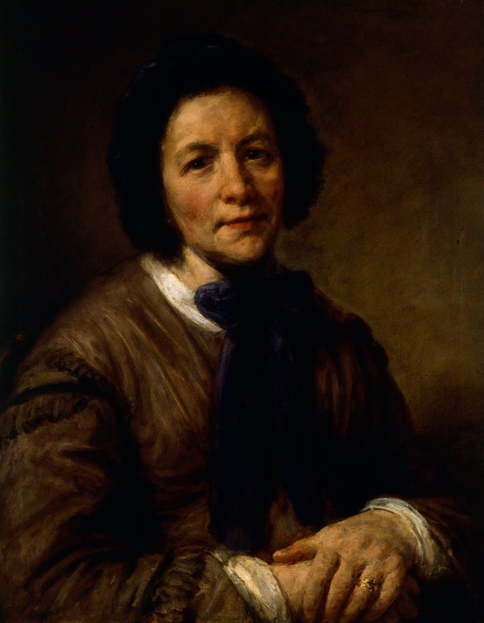 Giovanni Carnovalin muotokuva, joka tunnetaan nimellä Piccio (1804-1873) tekijältä Giovanni Carnovali