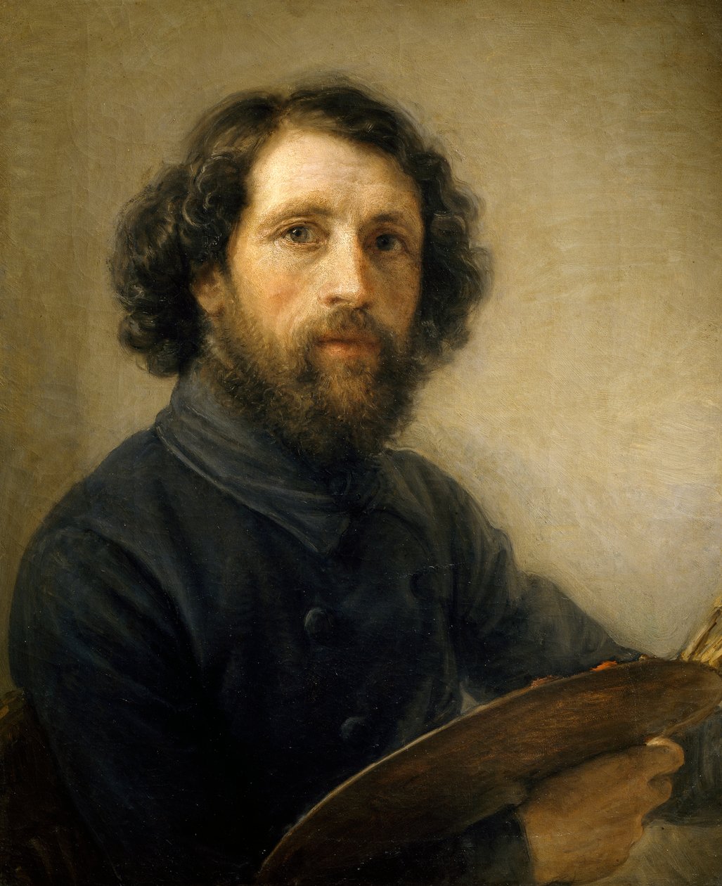 Giovanni Carnovalin (1804-1873) omakuva, öljy kankaalle, 78x58 cm tekijältä Giovanni Carnovali