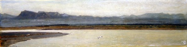 Arnon suu (öljy paneelissa) tekijältä Giovanni Costa