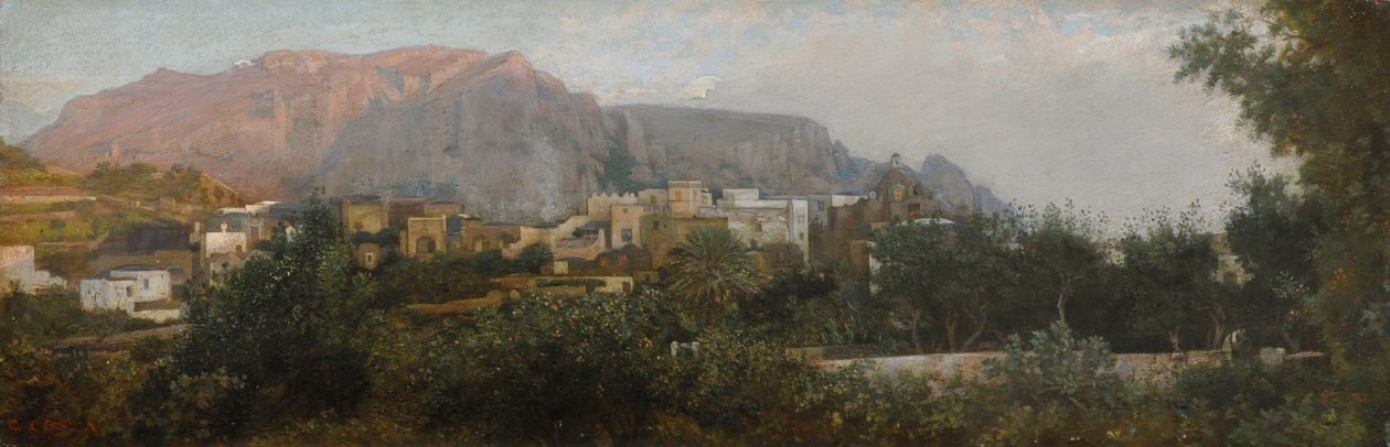 Hämärä aika Caprilla tekijältä Giovanni (1826 1903) Costa