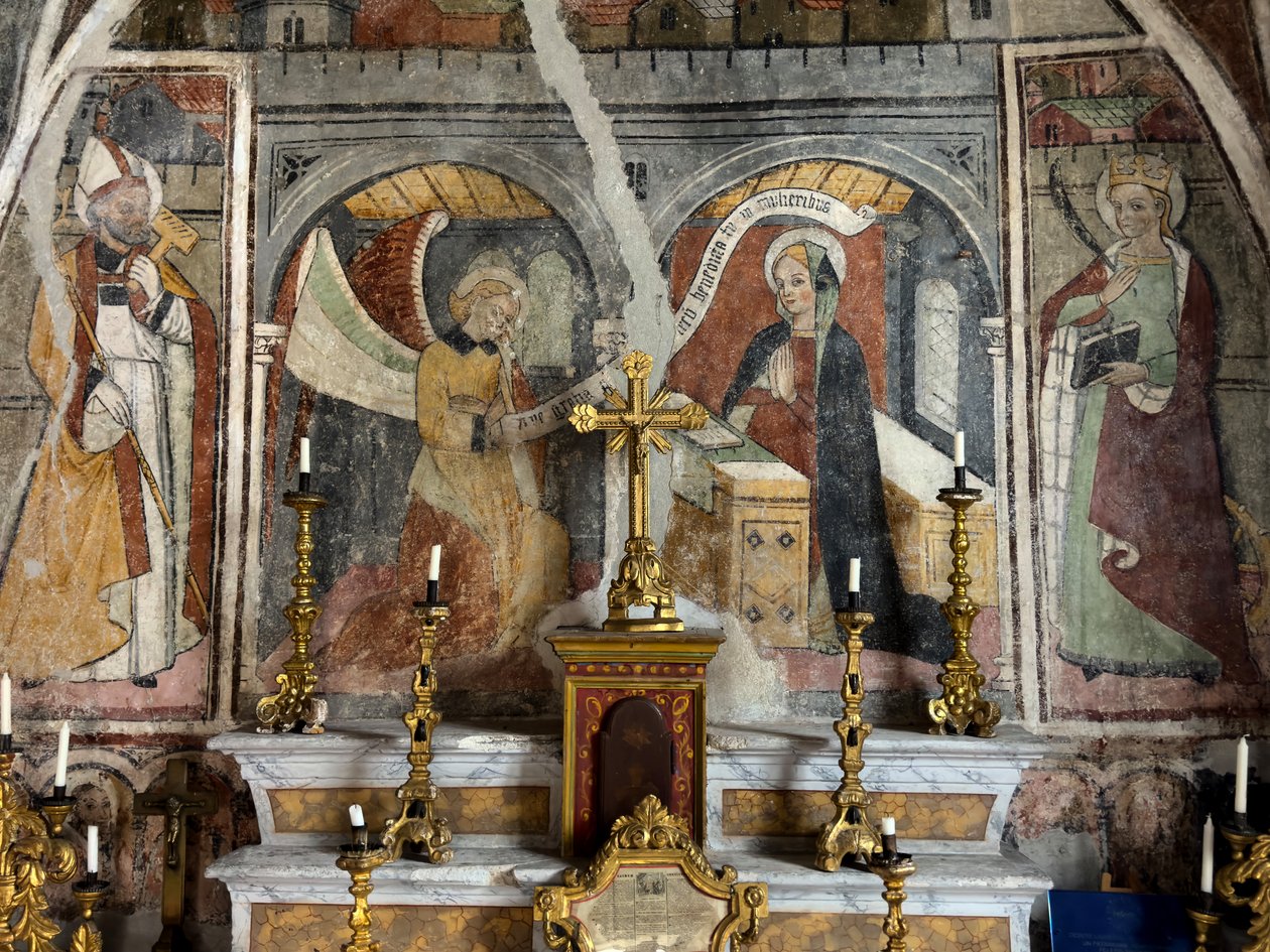 Annonciade-kappelin freskot, Tende noin 1470 (fresko). tekijältä Giovanni (attr. to) Baleison