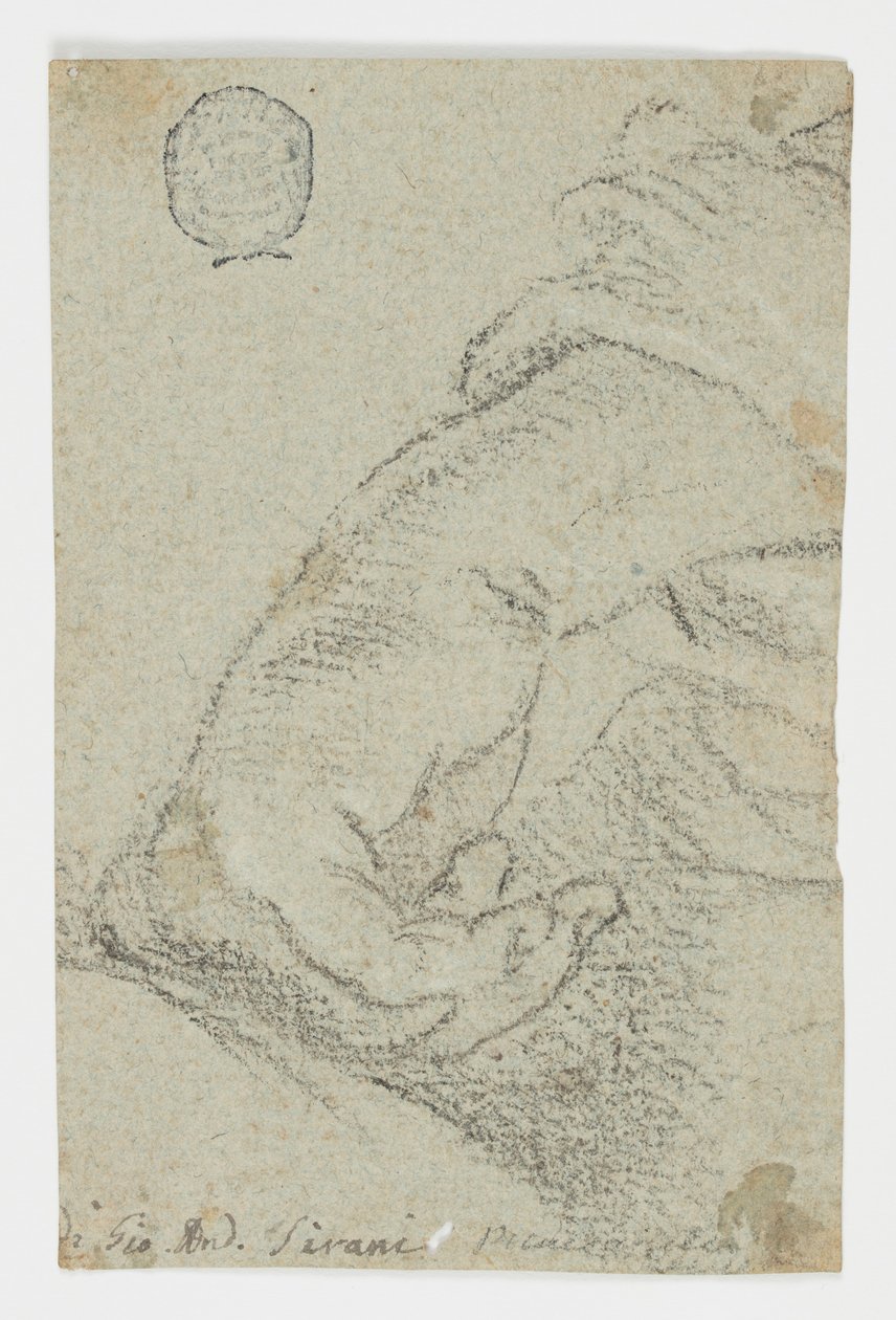 Piirustus, Tutkimus: n. 1650. tekijältä Giovanni Andrea Sirani
