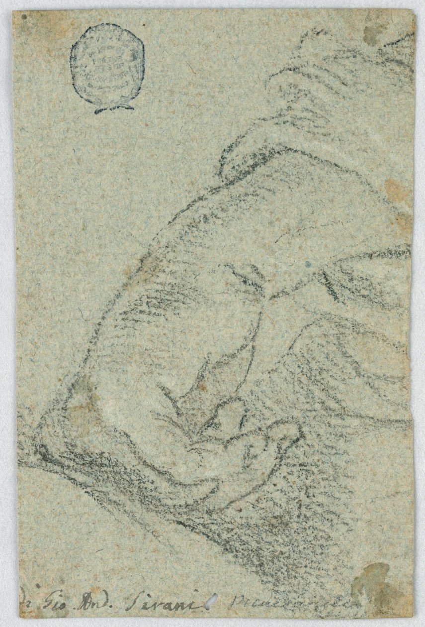 Piirustus, Tutkimus: n. 1650. tekijältä Giovanni Andrea Sirani