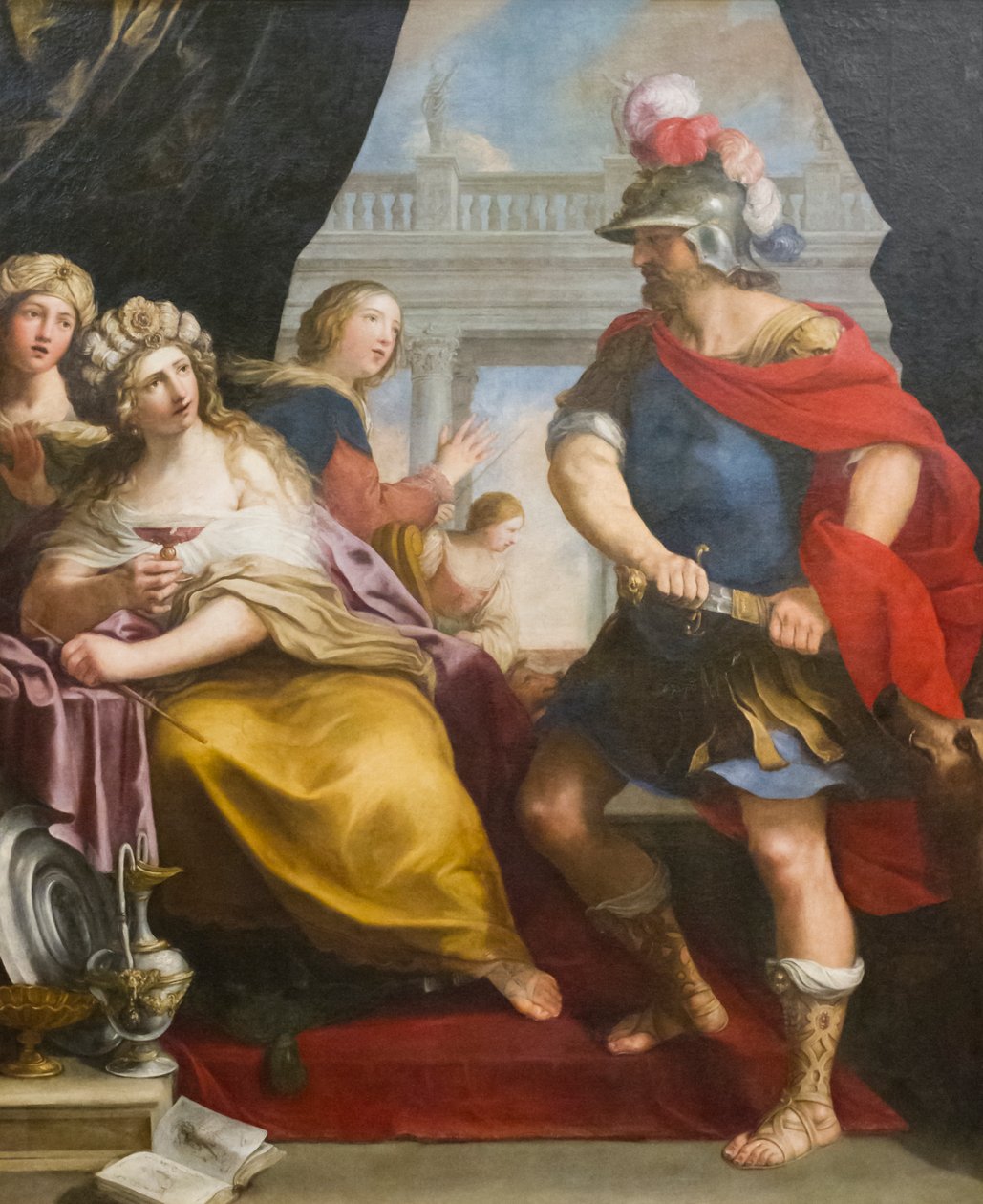 Ulysses ja Circe (öljy kankaalle) tekijältä Giovanni Andrea Sirani