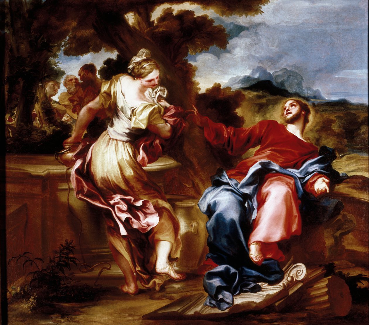 Kristus ja samarialainen. Giovanni Andrea de 