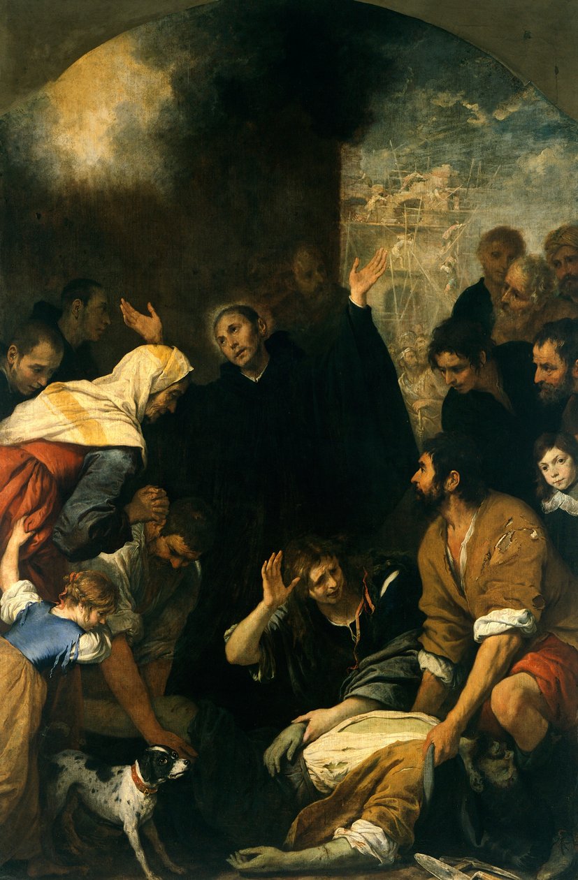 Muurarin ihme, Giovanni Andrea De Ferrari (1598-1669) tekijältä Giovanni Andrea di Ferrari