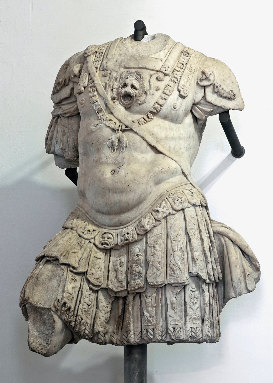 Marmoririntakuva Andrea Dorian (1466-1560), condottiere ja Genesin amiraali. Giovanni Angelo Montorsolin (1507-1563) veistos Genes, Palazzo Ducale tekijältä Giovanni Angelo Montorsoli