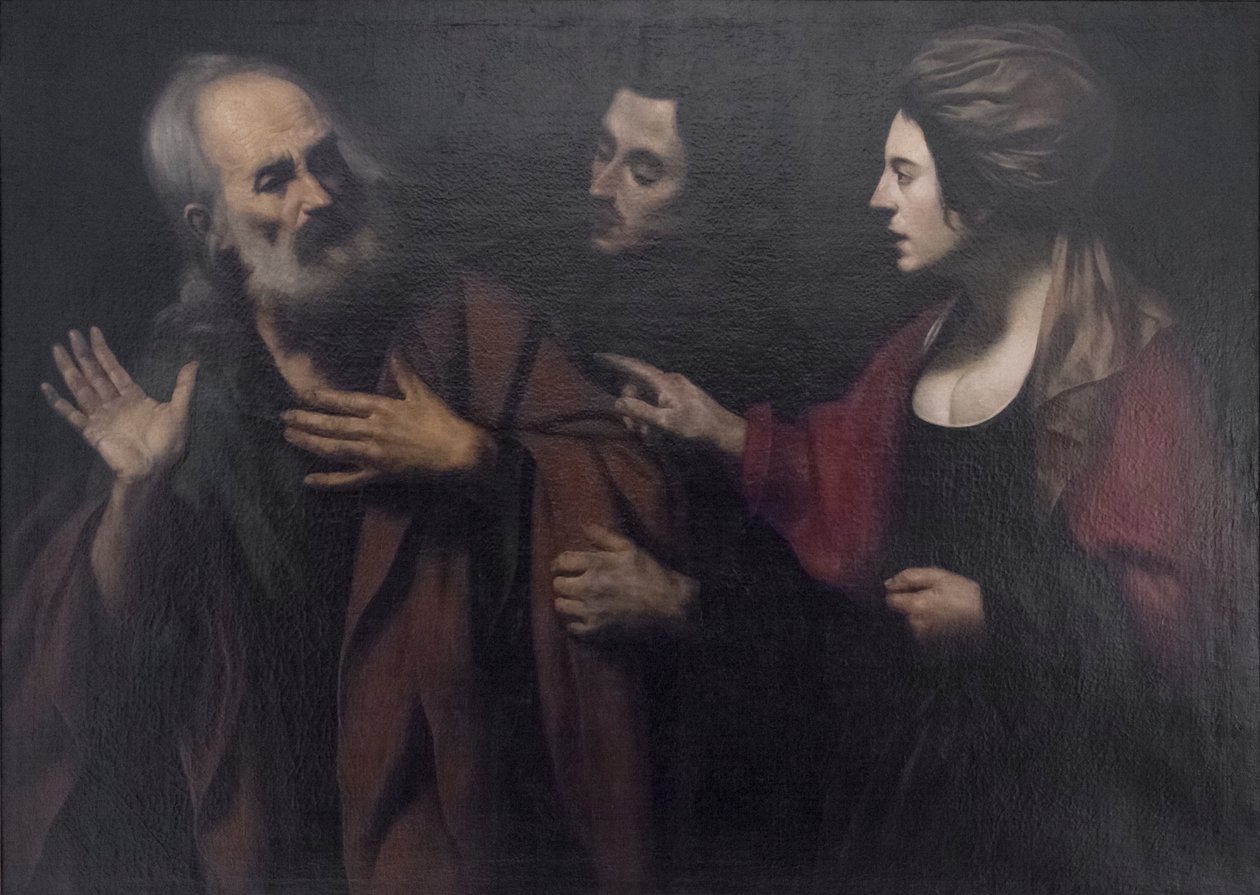 Pyhän Pietarin kieltäminen tekijältä Giovanni Antonio Galli