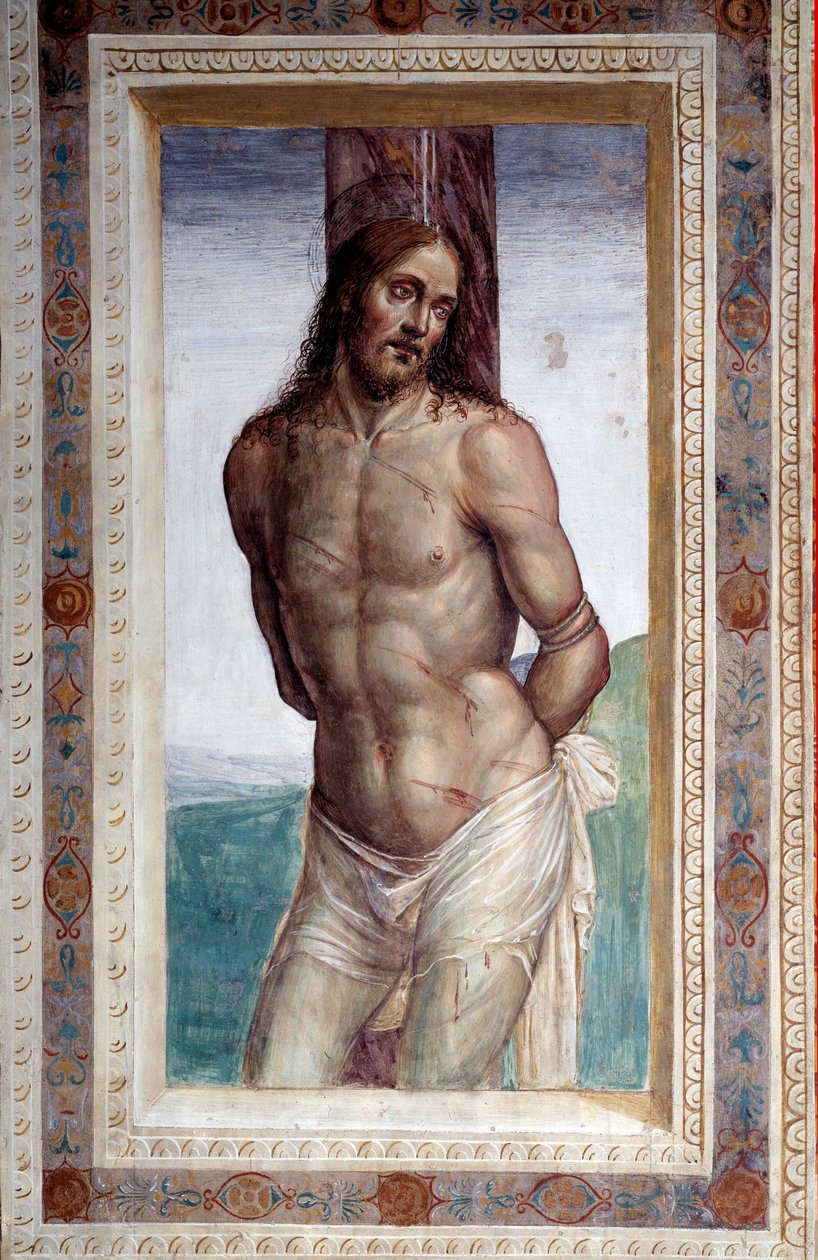 Kristus pylväs (Fresko tekijältä Giovanni Antonio Bazzi Sodoma