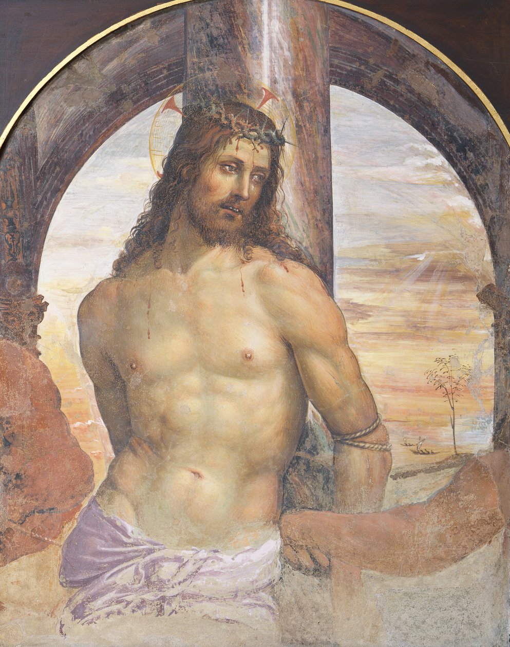 Kristus sarakkeessa tekijältä Giovanni Antonio Bazzi Sodoma
