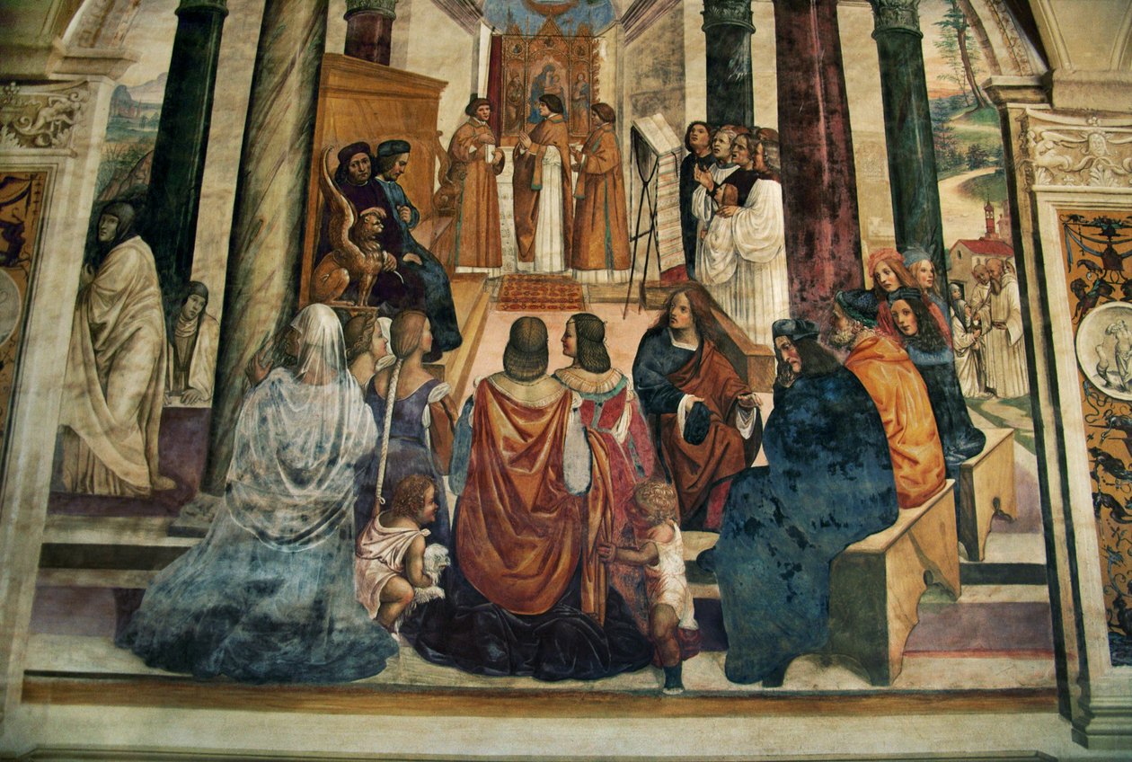 Pyhän Benedictus da Nurcian elämä tekijältä Giovanni Antonio Bazzi Sodoma