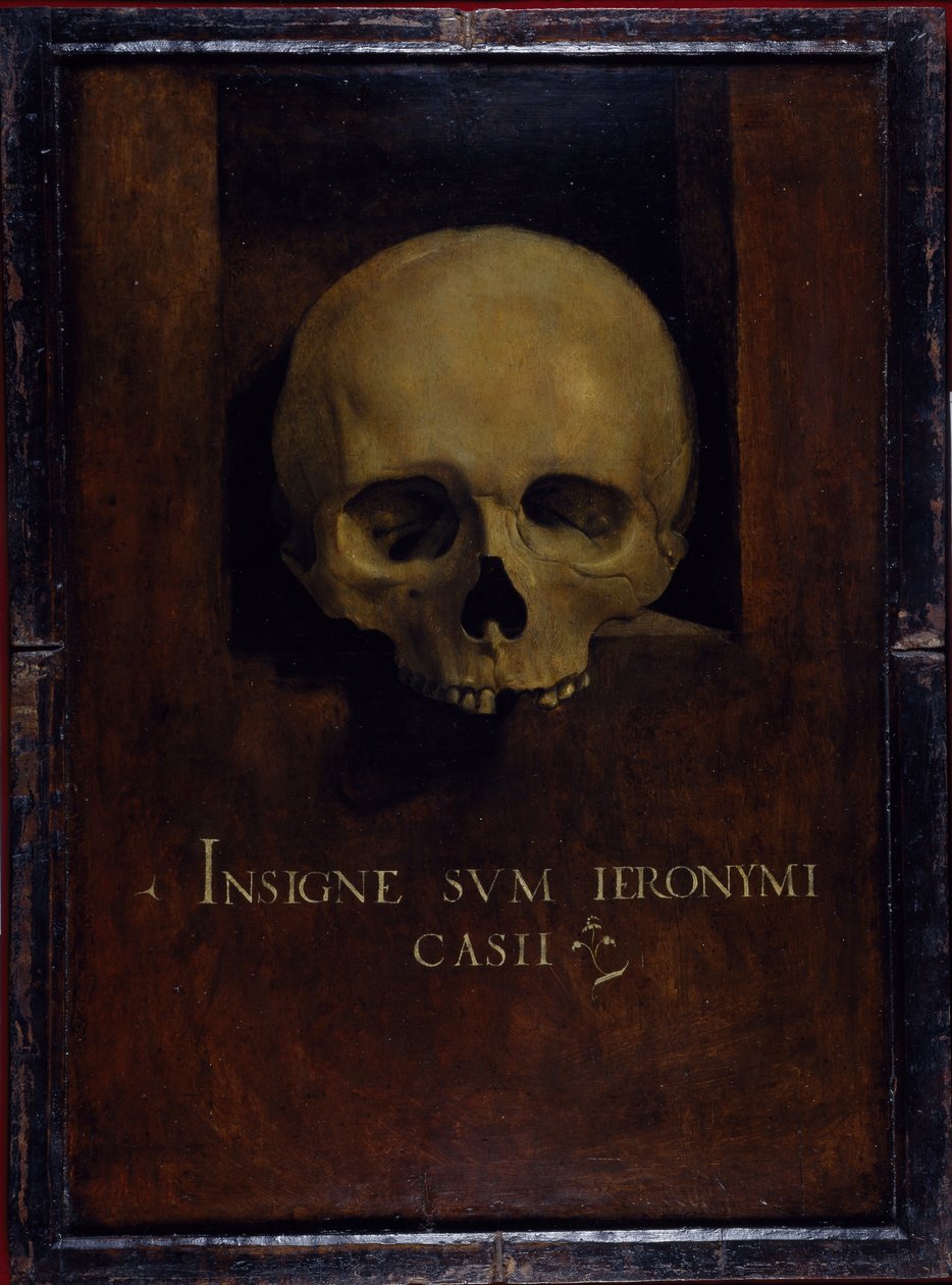 Memento Mori, n. 1500 (öljy puulevylle) tekijältä Giovanni Antonio Boltraffio