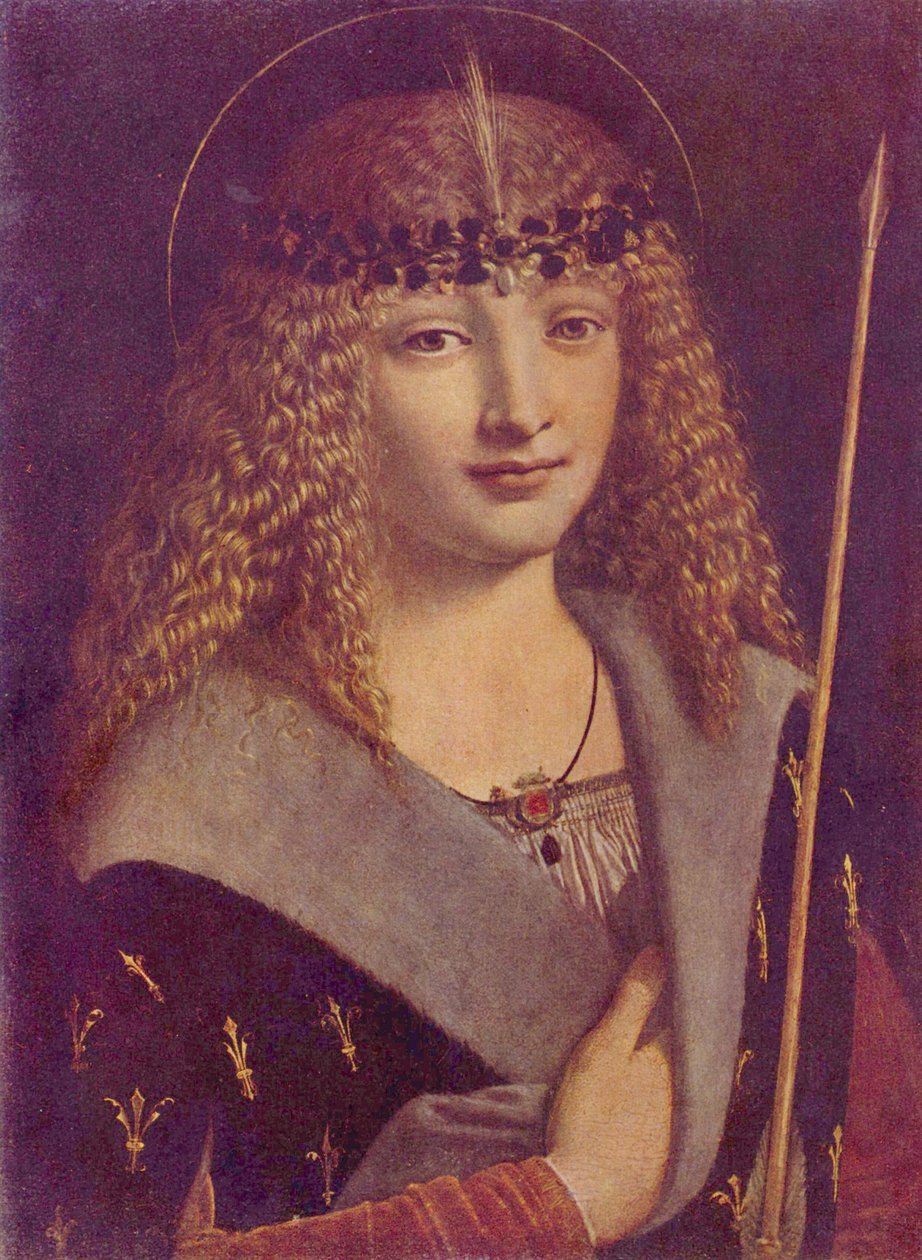 Pojan muotokuva pyhimys Sebastianina tekijältä Giovanni Antonio Boltraffio