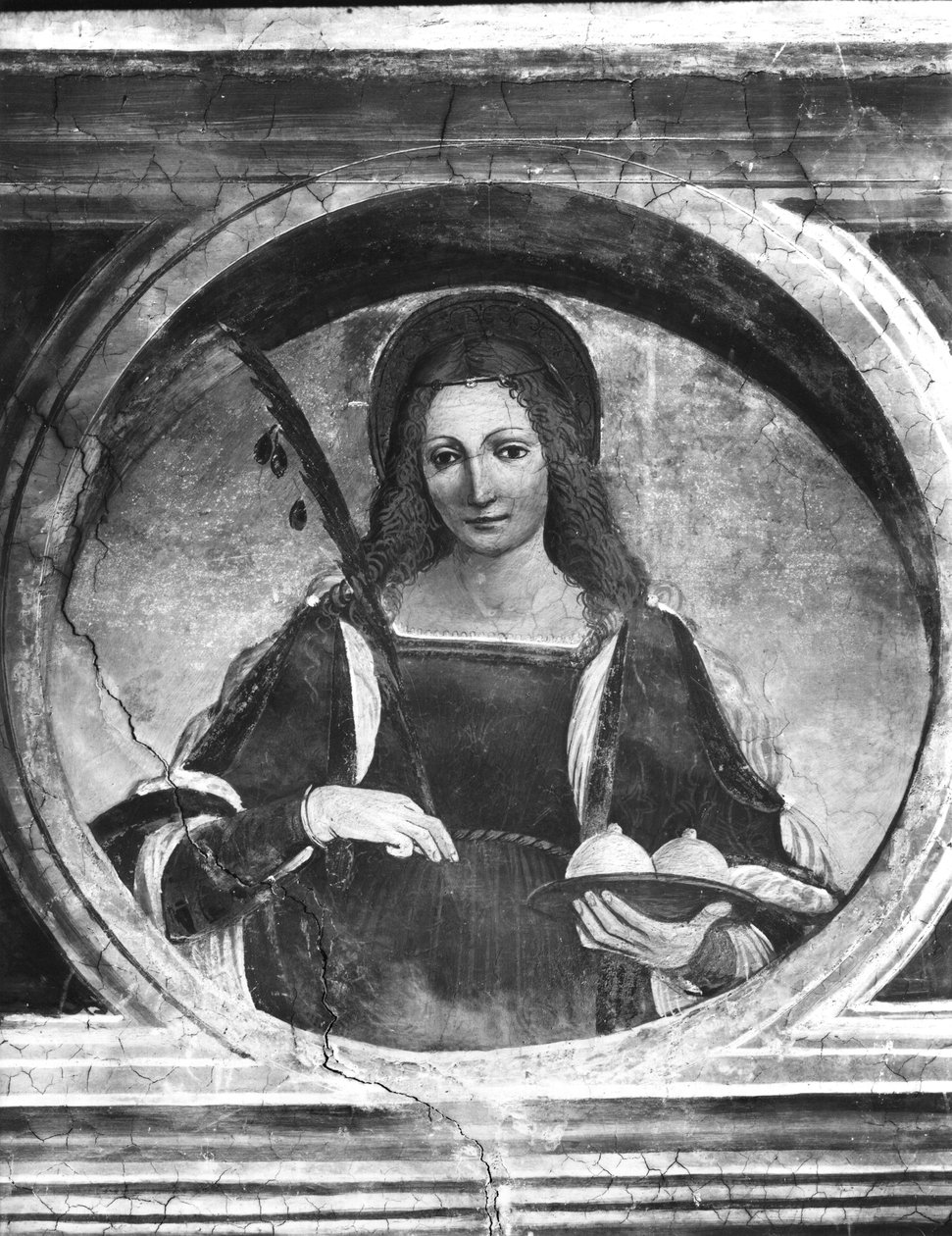 Pyhä Agatha tekijältä Giovanni Antonio Boltraffio