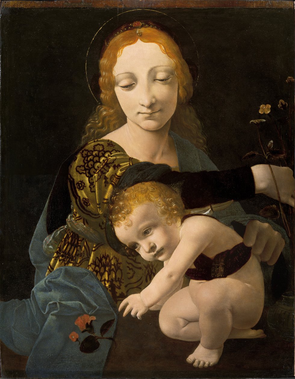 Neitsyt ja lapsi (Ruusun Madonna) tekijältä Giovanni Antonio Boltraffio