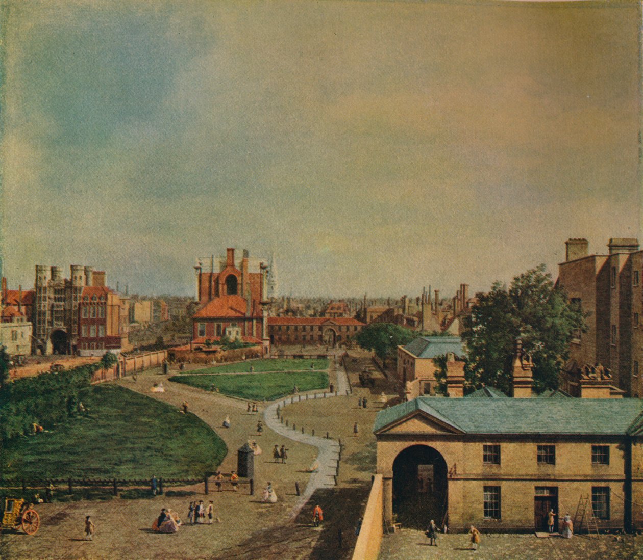Whitehall Richmond Housesta, 1746 tekijältä Giovanni Antonio Canal