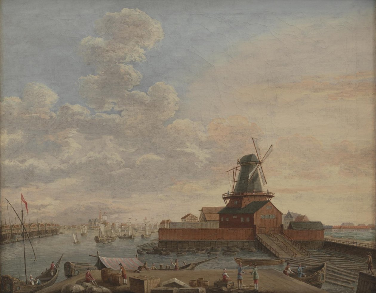 Christianshavnin laivaston telakat tekijältä Giovanni Antonio Cesari