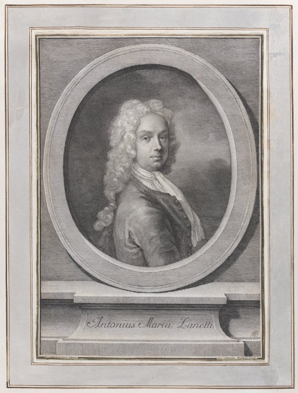 Anton Maria Zanetti vanhemman muotokuva, n. 1725. tekijältä Giovanni Antonio Faldoni
