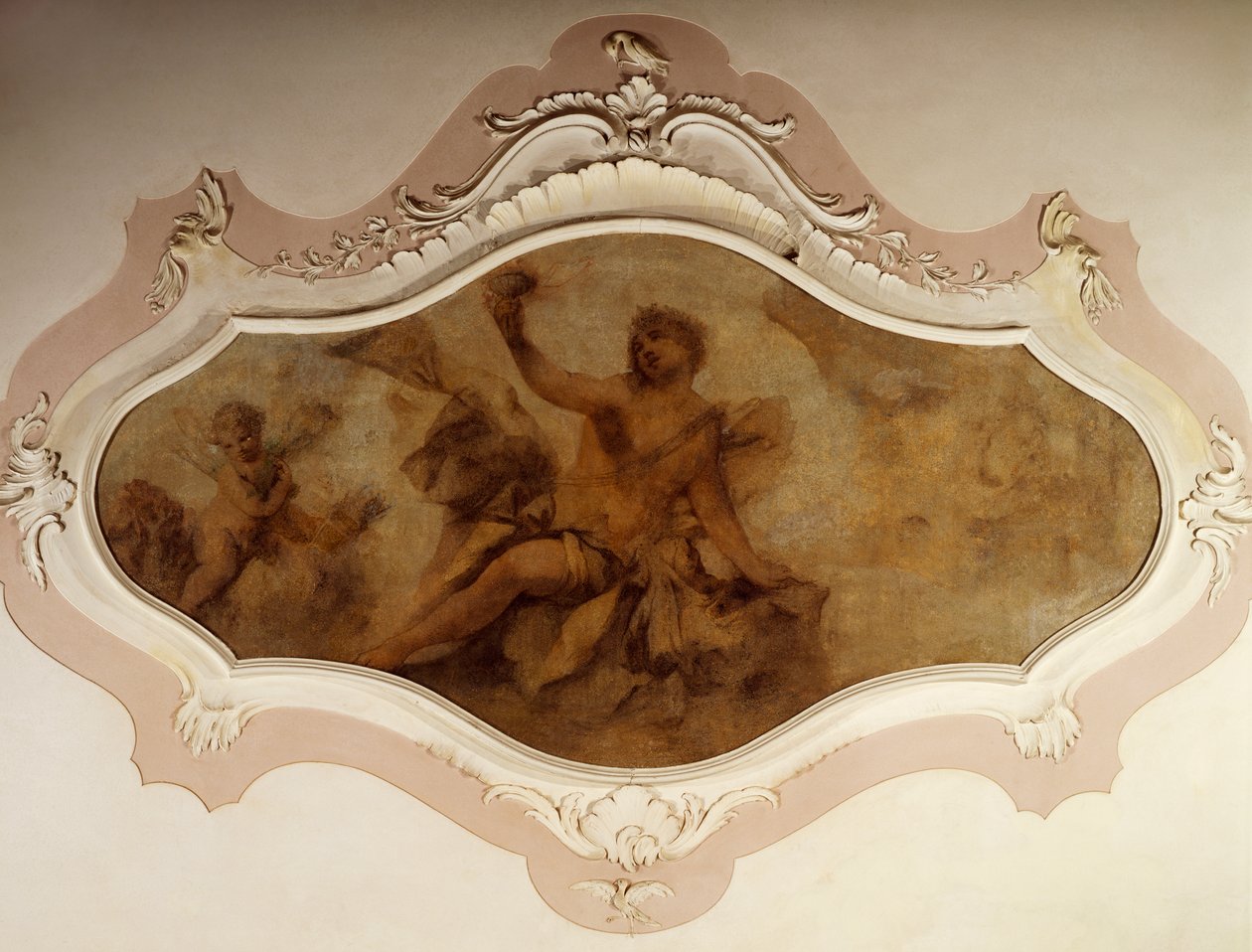 Apollo (tuore) tekijältä Giovanni Antonio Guardi