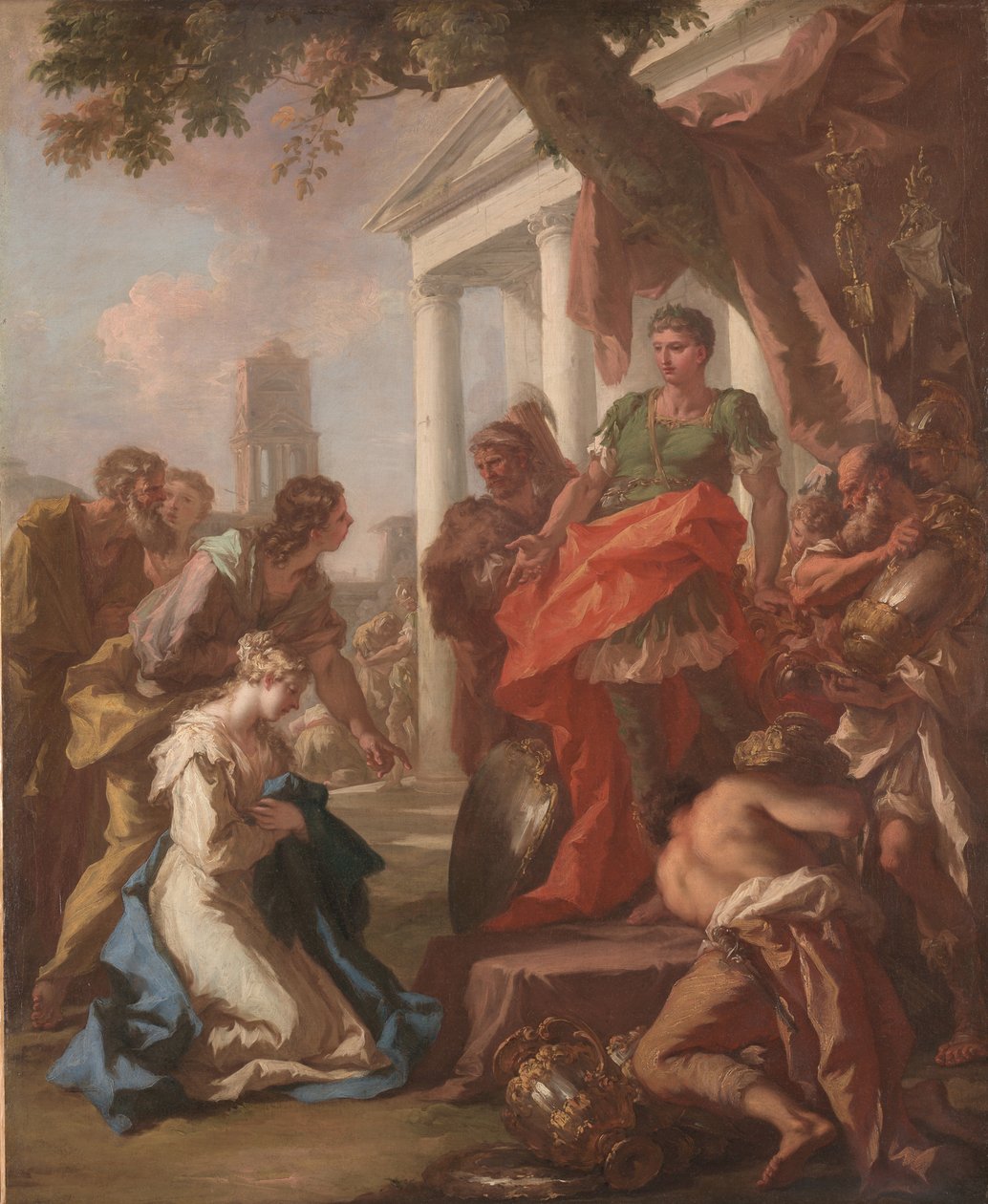 Scipion kontinenssi, noin 1710 tekijältä Giovanni Antonio Pellegrini