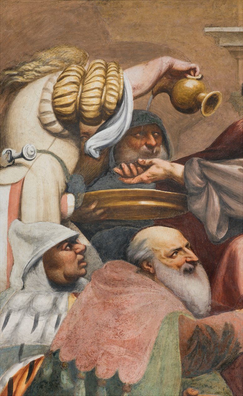 Keski-Aave, kolmas jänneväli etelään, kiipeä Golgatalle, Il Pordenone tekijältä Giovanni Antonio Pordenone