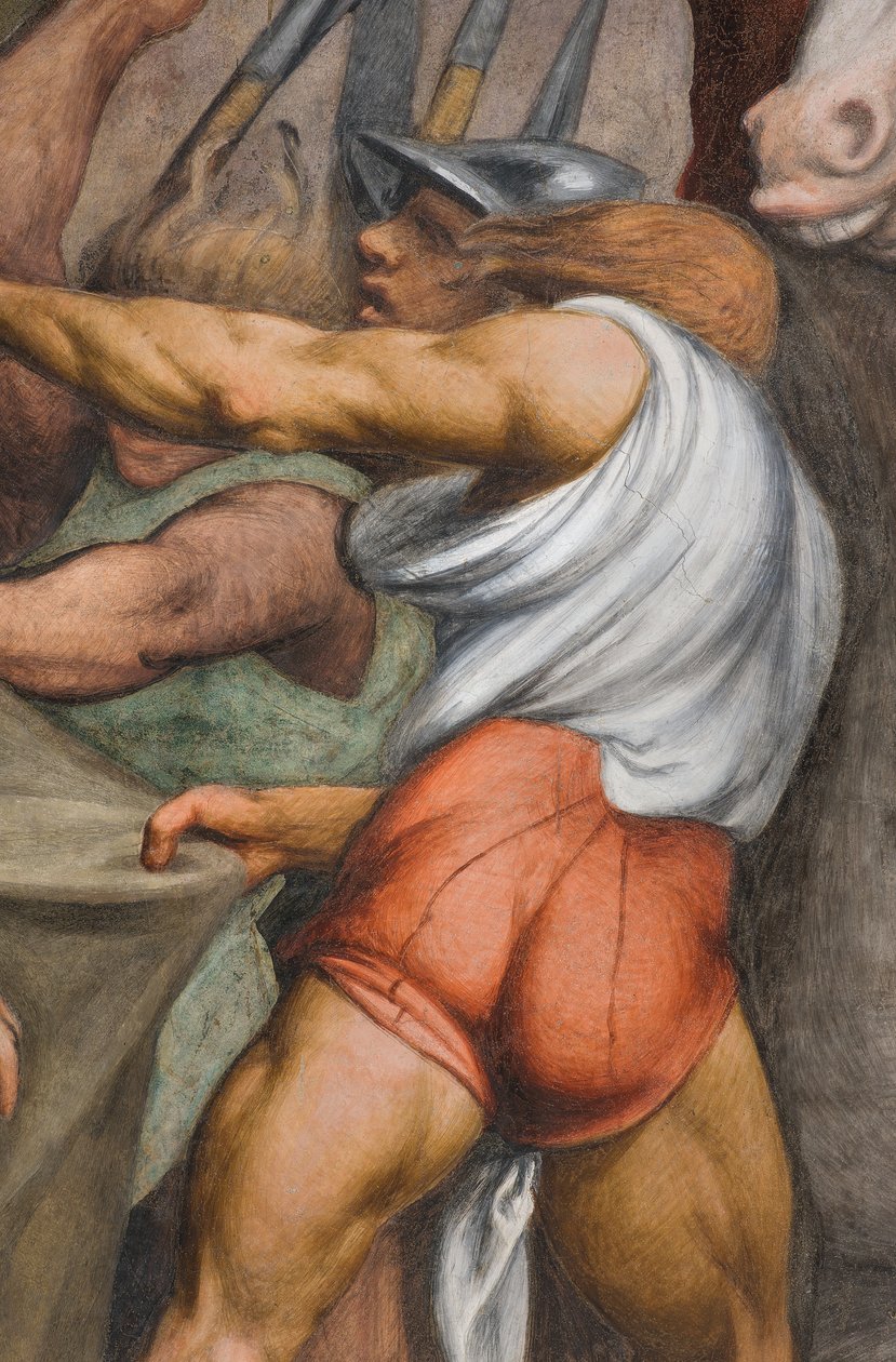 Keski-Aave, kolmas jänneväli etelään, kiipeä Golgatalle, Il Pordenone tekijältä Giovanni Antonio Pordenone