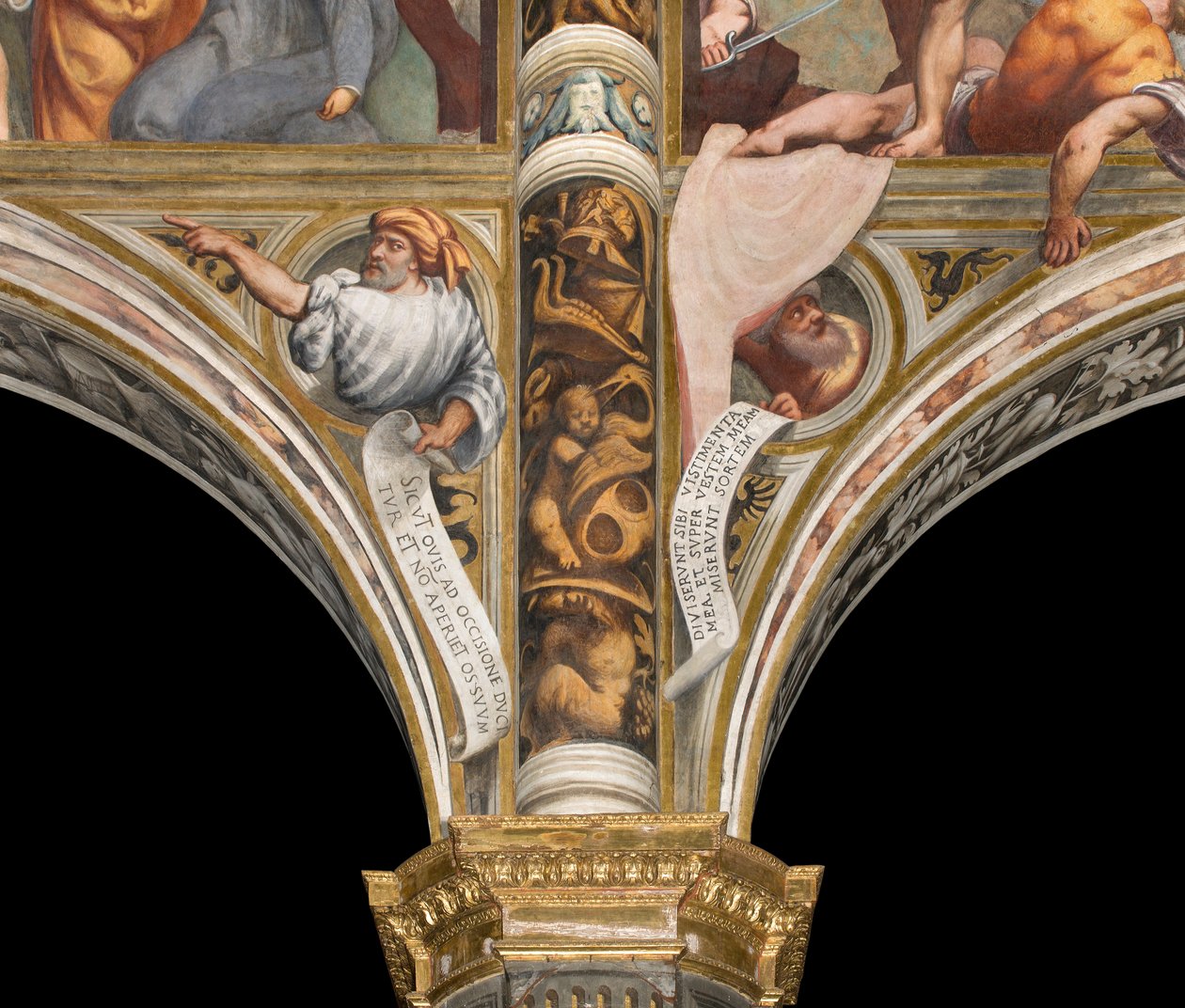Central Nave, Plume First and Second Span South, IL Pordenone, Rintamerkit profeetoilla tekijältä Giovanni Antonio Pordenone
