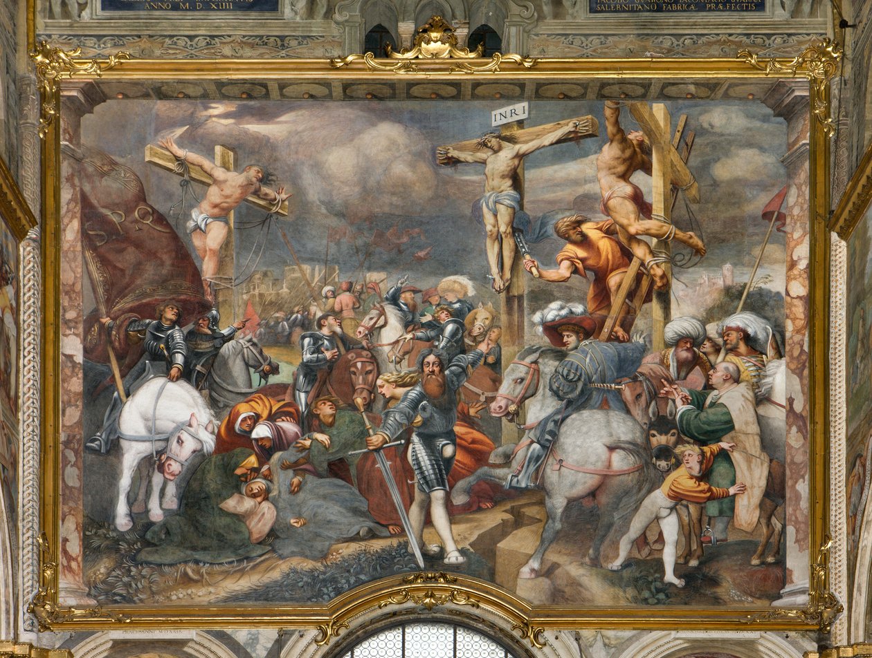 Counterfaccata, IL Pordenone, Ristiinnaulitseminen 1520-21 tekijältä Giovanni Antonio Pordenone