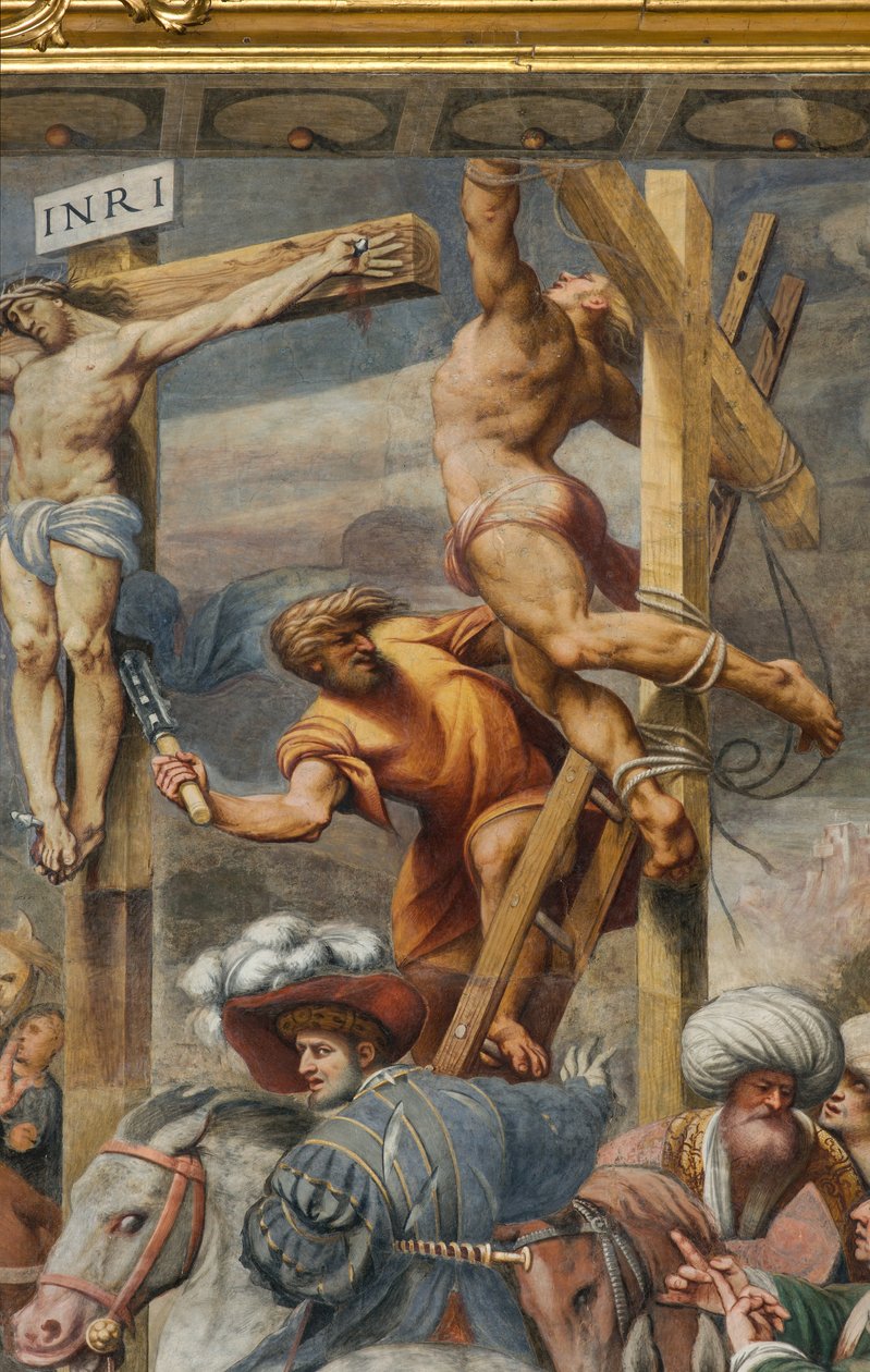 Counterfaccata, IL Pordenone, Ristiinnaulitseminen 1520-21, Yksityiskohta tekijältä Giovanni Antonio Pordenone
