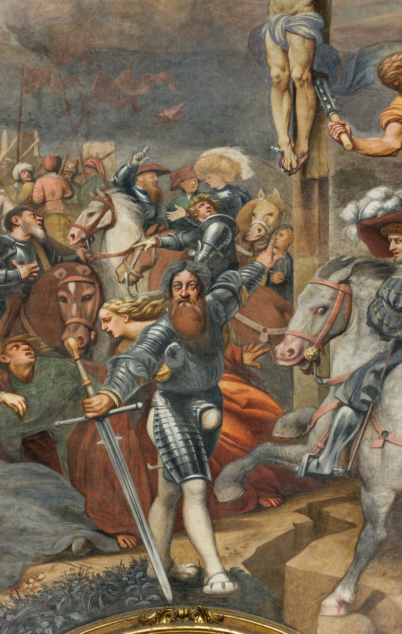 Counterfaccata, IL Pordenone, Ristiinnaulitseminen 1520-21, Yksityiskohta tekijältä Giovanni Antonio Pordenone
