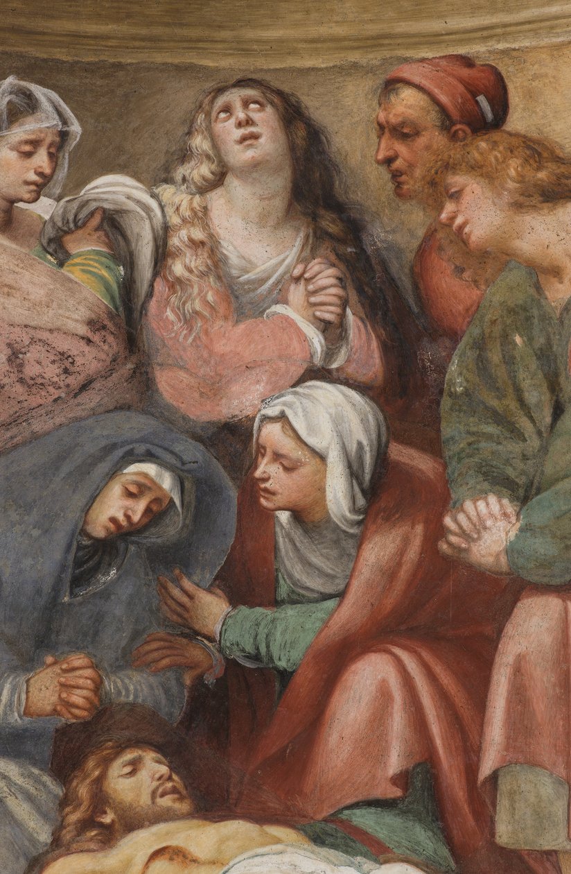 Counterfaccata, IL Pordenone, kerros 1522, yksityiskohta tekijältä Giovanni Antonio Pordenone