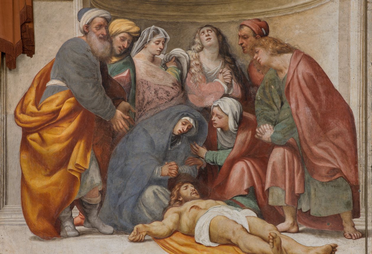 Counterfaccata, IL Pordenone, kerros 1522, yksityiskohta tekijältä Giovanni Antonio Pordenone