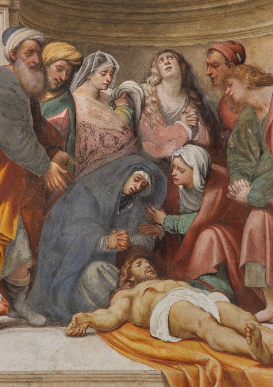 Counterfaccata, IL Pordenone, kerros 1522, yksityiskohta tekijältä Giovanni Antonio Pordenone