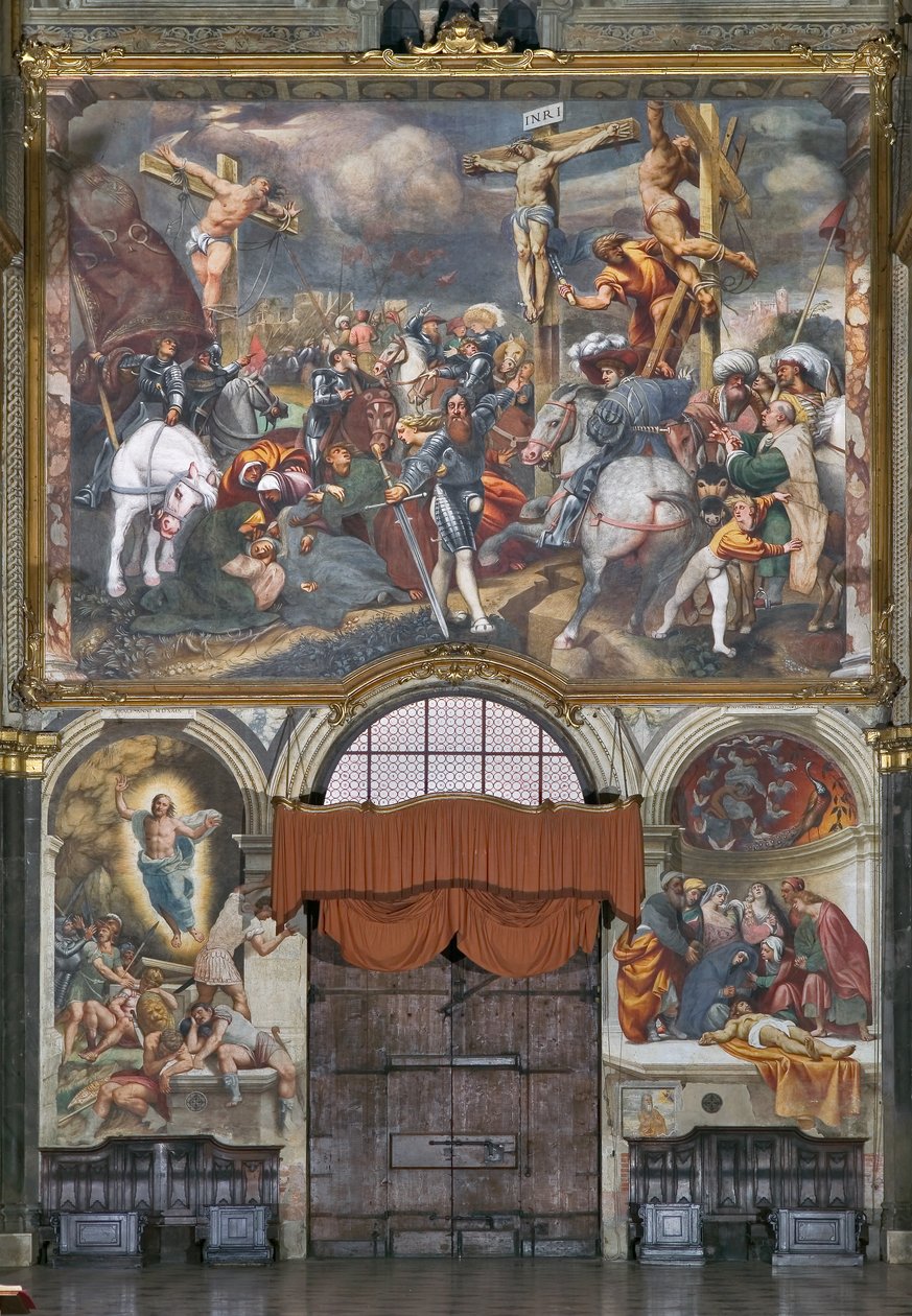 Ristiinnaulitseminen tekijältä Giovanni Antonio Pordenone