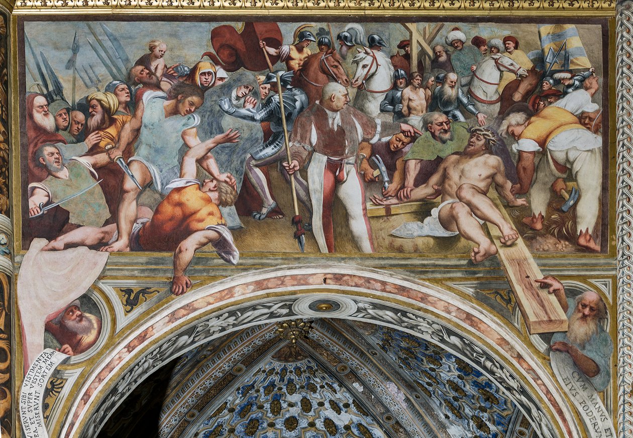 Jeesus naulittiin ristille tekijältä Giovanni Antonio Pordenone
