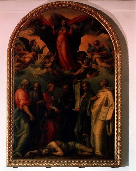 Kirkon tohtoreiden kiista tahrattomasta sikiämisestä tekijältä Giovanni Antonio Sogliani