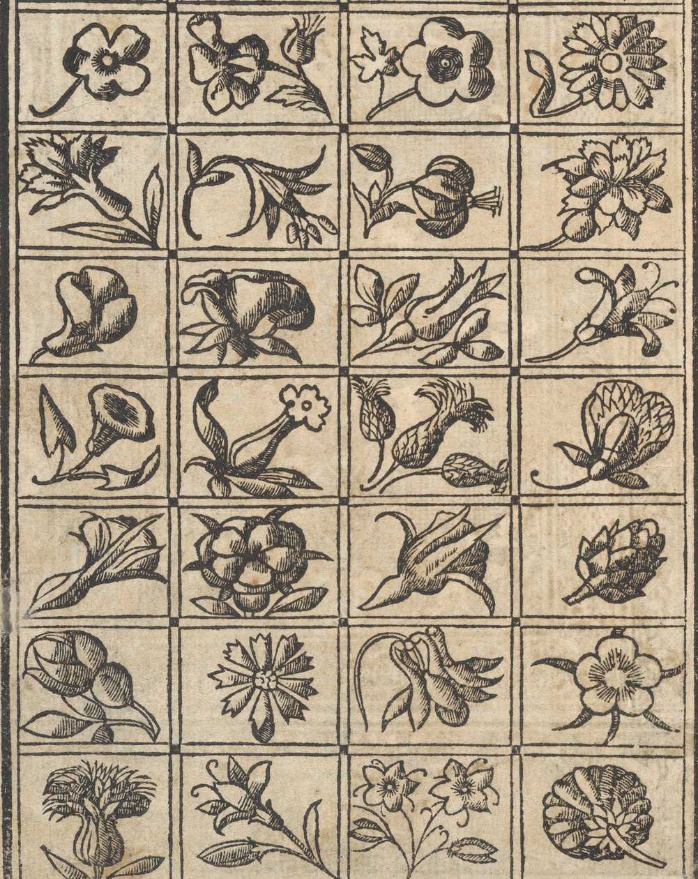 Esimerkki recammista, sivu 10 verso, 1530. tekijältä Giovanni Antonio Tagliente