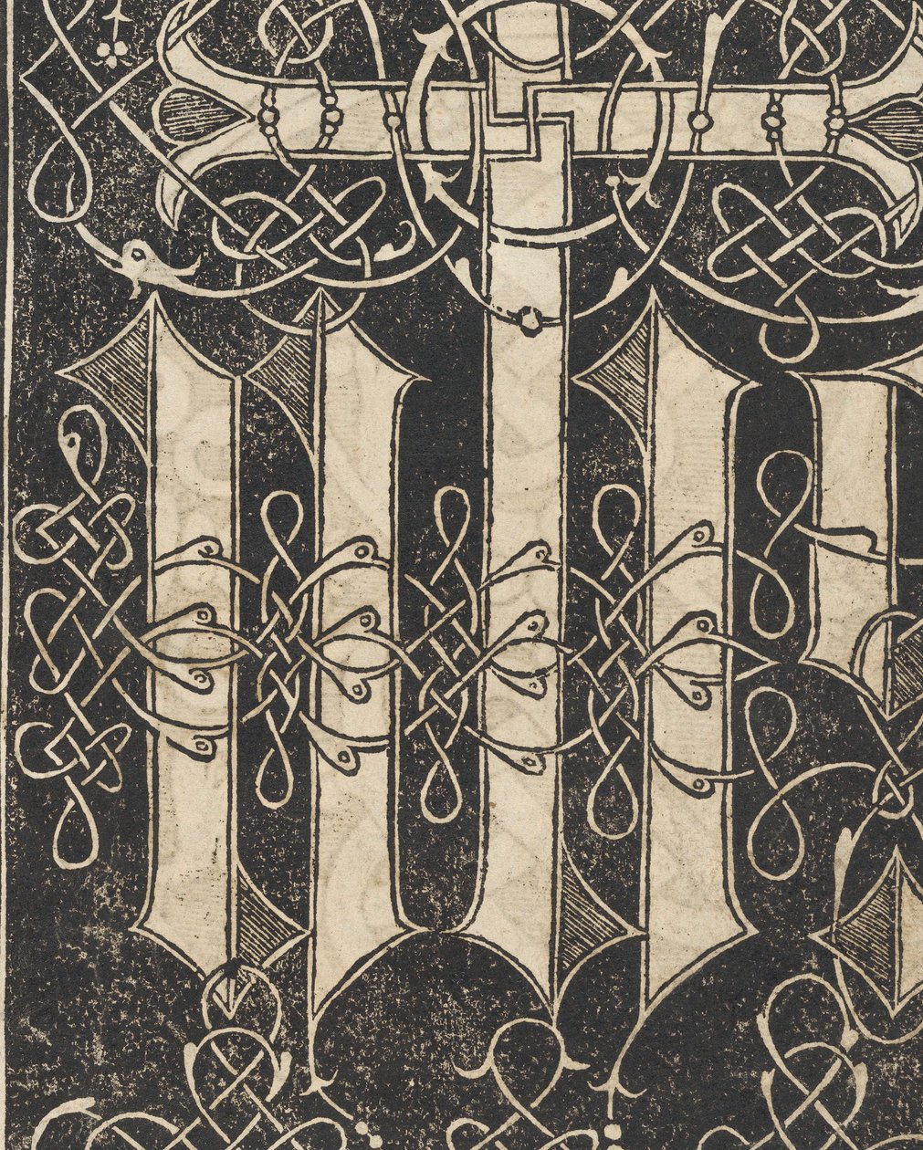 Esimerkki recammista, sivu 17 recto, 1530. tekijältä Giovanni Antonio Tagliente