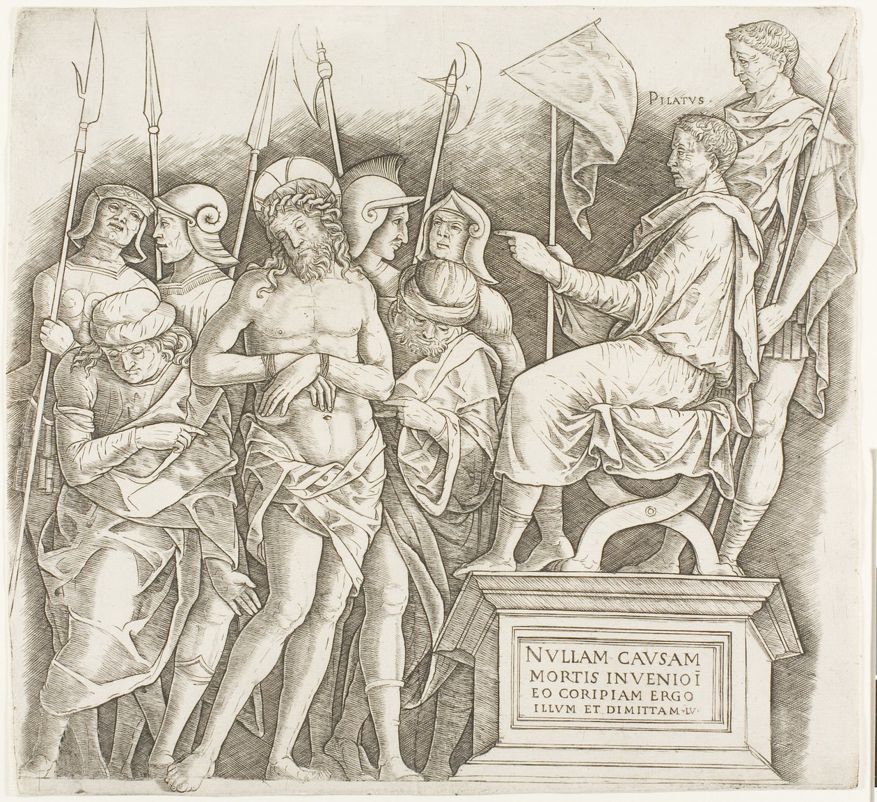 Kristus Pilatuksen edessä tekijältä Giovanni Antonio da Brescia