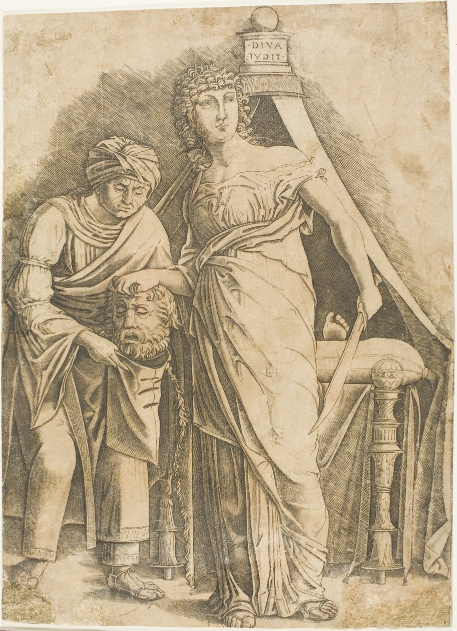 Judith Holofernesin pään kanssa tekijältä Giovanni Antonio da Brescia