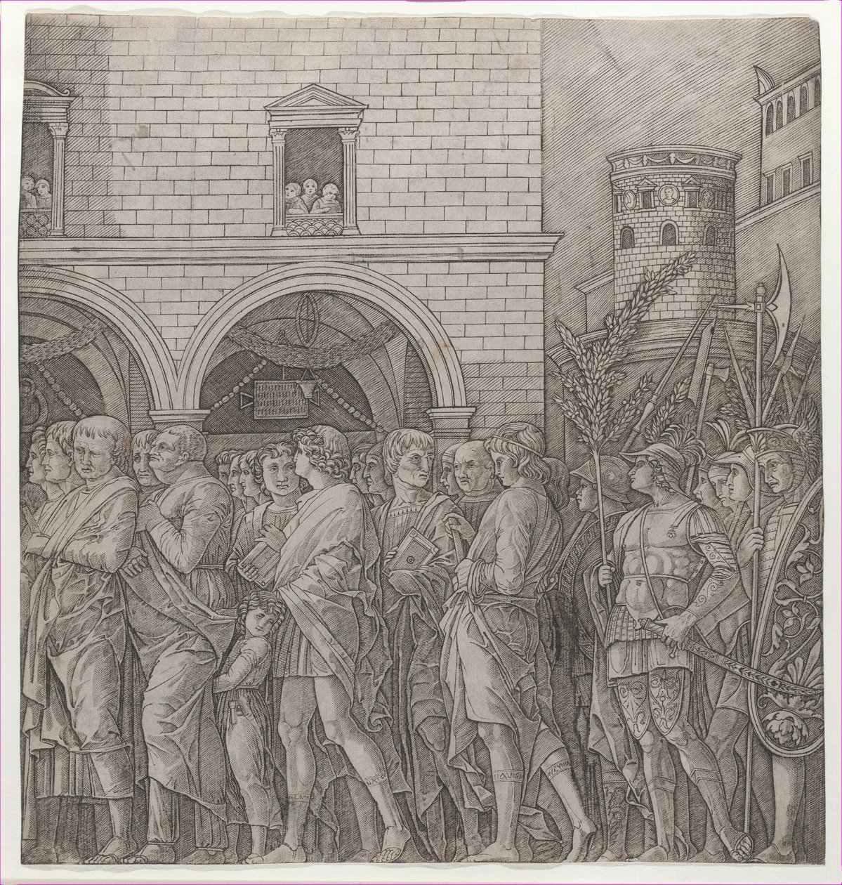 Caesarin voitto: senaattorit, 1470-1525, 1470-1525. tekijältä Giovanni Antonio da Brescia