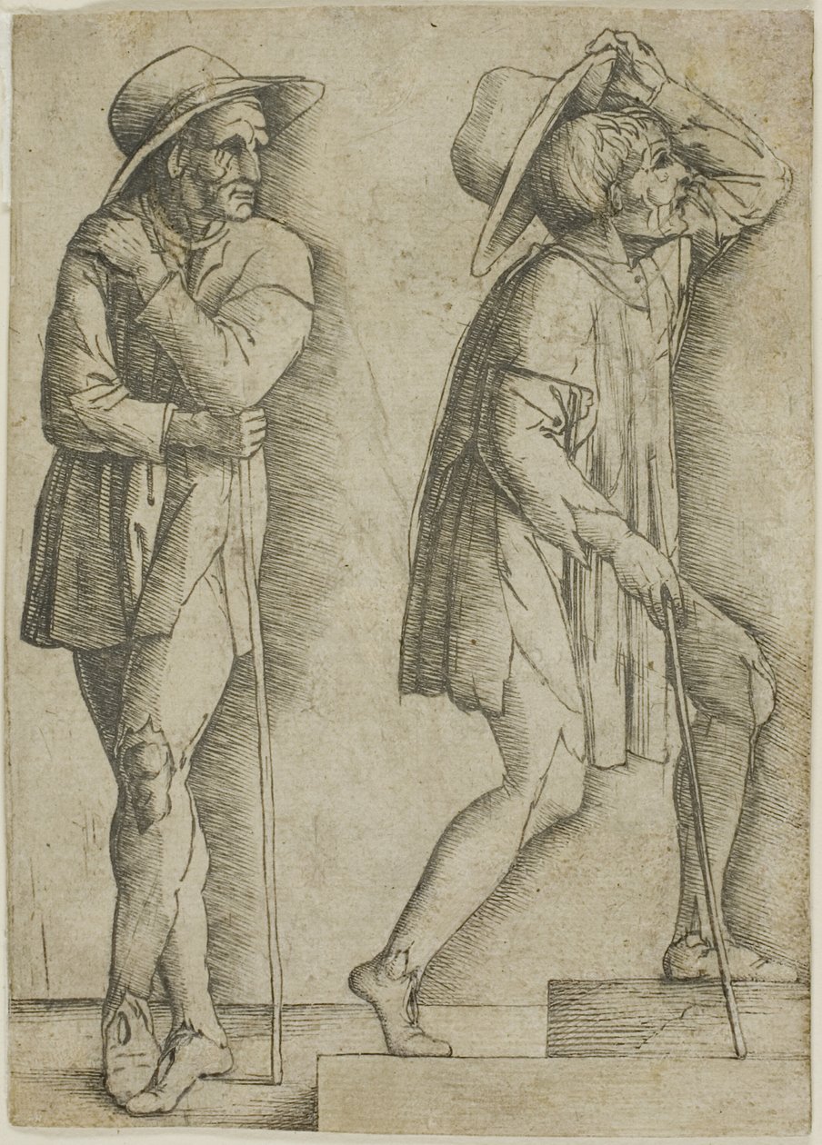 Kaksi talonpoikaa tekijältä Giovanni Antonio da Brescia