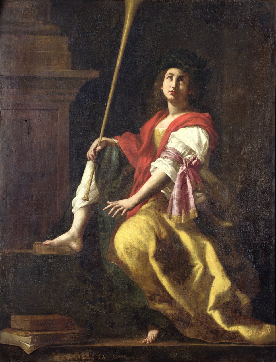Clio, historian museo, 1624 tekijältä Giovanni Baglione