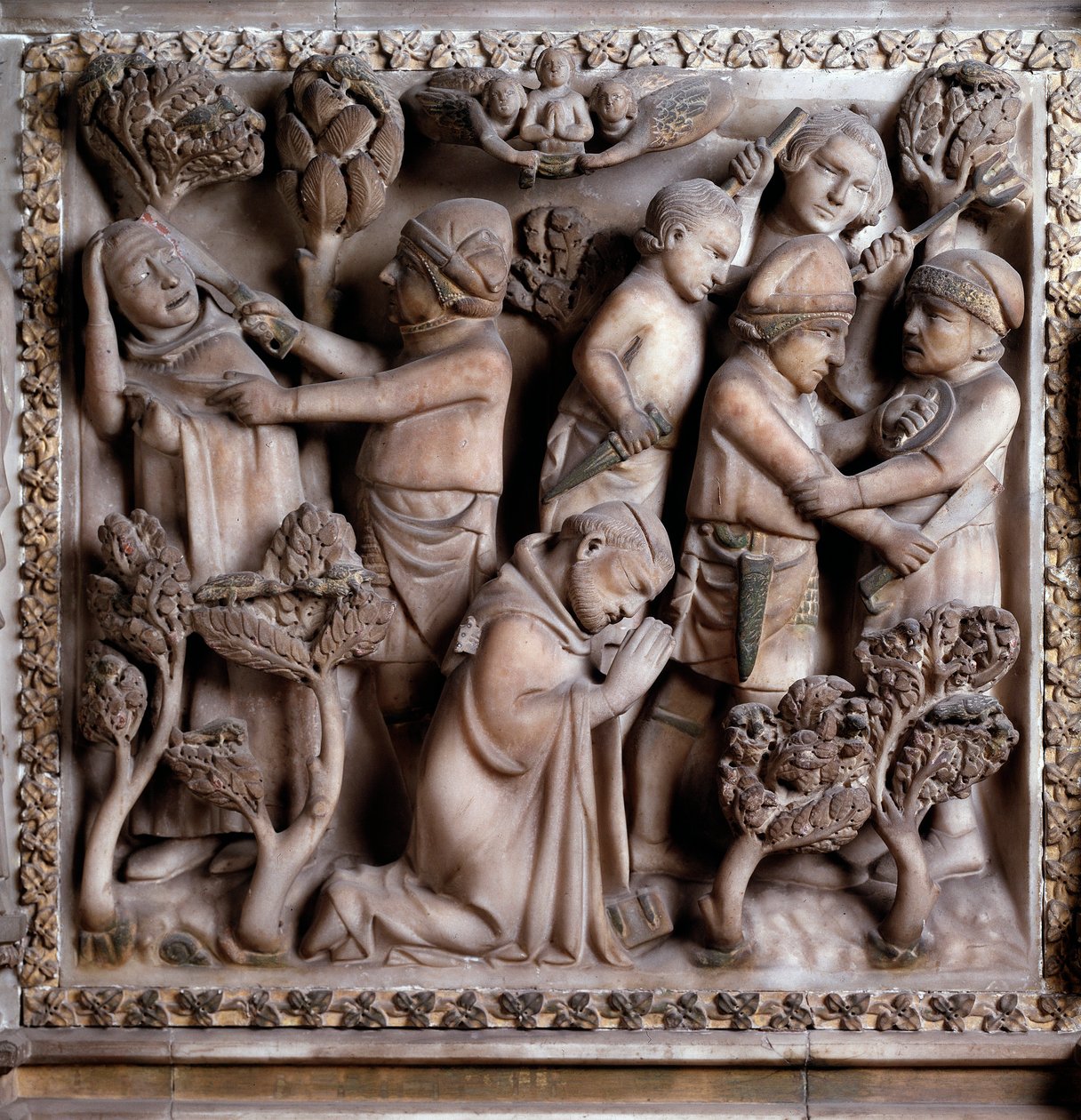 Veronan Pietarin marttyyrin esitys tekijältä Giovanni Balduccio