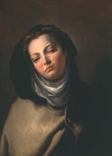 Beata Laduina (öljy kankaalle) tekijältä Giovanni Battista Tiepolo