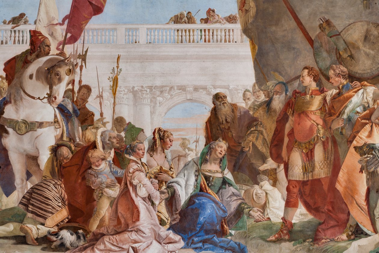 Aleksanteri Suuren pidättyvyys (yksityiskohta) tekijältä Giovanni Battista Tiepolo