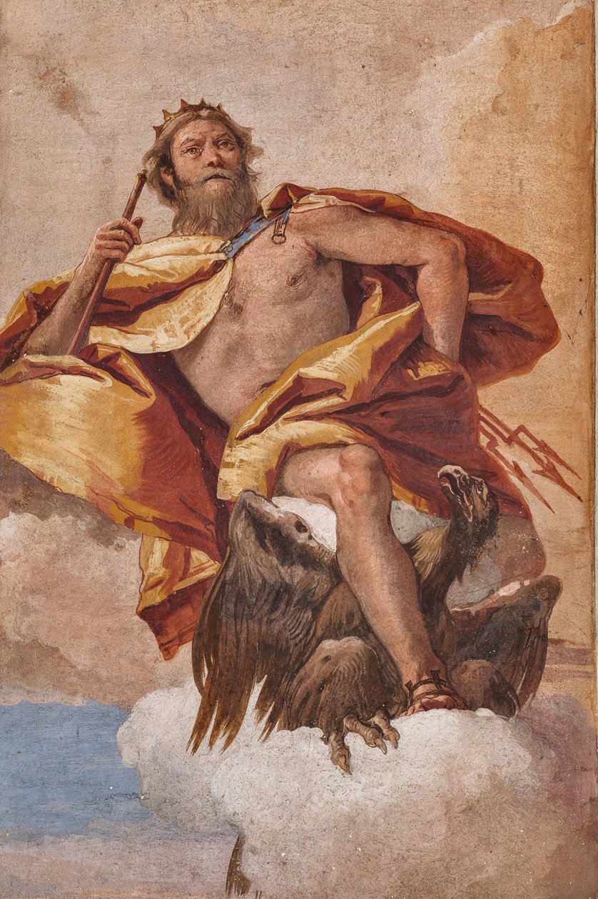 Vierasmajoitus, Olympuksen huone: "Jupiter" tekijältä Giovanni Battista Tiepolo