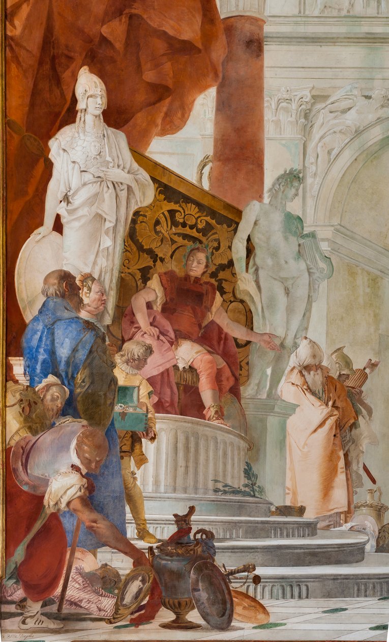 Scipio Africanuksen suurläheisyys (yksityiskohta) tekijältä Giovanni Battista Tiepolo